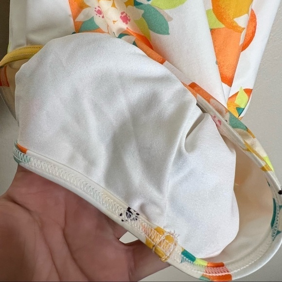 Kate Spade Womens Citrus Floral Print One Piece Bathing Suit Size Small Beach - Picture 9 of 11